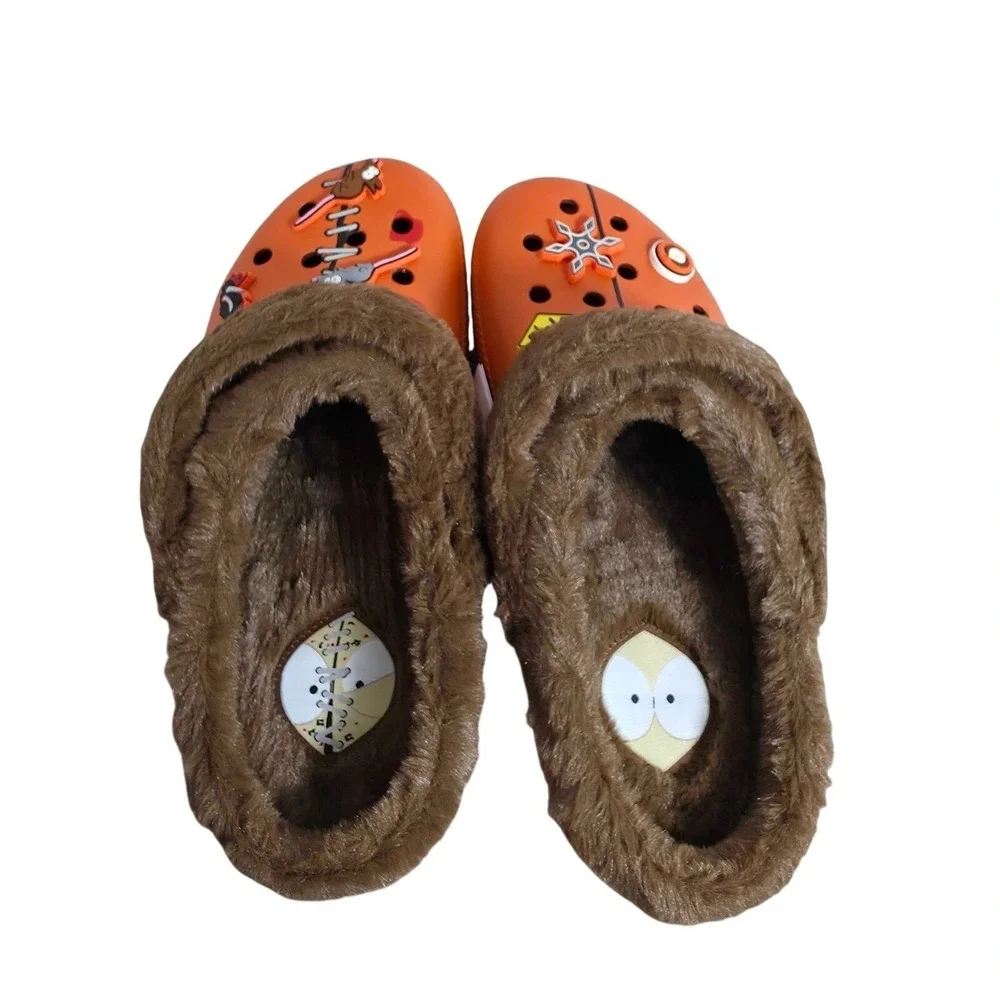 Crocs South Park Kenny Classic Lined Clogs‎ Men's Size 12 Orange 211499-90H NWT
